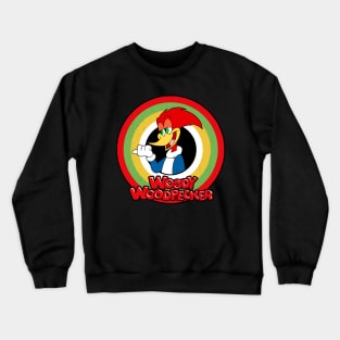 Woody Woodpecker Circle Style Crewneck Sweatshirt